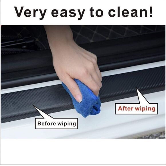 Honda threshold protector in white & black set of 4 NWT - Picture 4 of 12